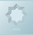 ramadan kareem octagon vector image