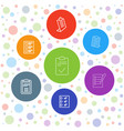 checkbox icons vector image vector image