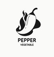 a pepper in modern style vector image