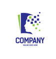 psychology and mental health logo concept vector image
