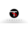 ts logo letter design vector image