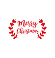 christmas text quote typography art vector image