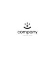 good idea abstract black logo design vector image
