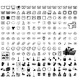 laundry washer cleaning icons vector image