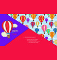 flat obsolete air transportation composition vector image vector image