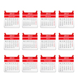 2013 calendar vector image vector image