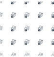 mp player icon pattern seamless white background vector image vector image