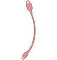simple lightning connector with wire electrical vector image