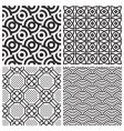 pattern set vector image vector image