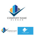 business finance and marketing logo design vector image