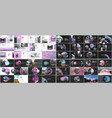 minimal presentations design portfolio vector image vector image