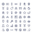 49 badge icons vector image vector image