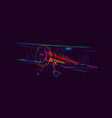 an old screw plane in vintage style vector image