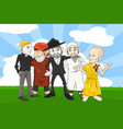 different religion people vector image