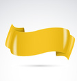 golden badge sign ribbon template vector image vector image