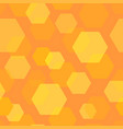 seamless background pattern of honeycomb vector image vector image