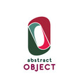o letter icon for art design or industry vector image vector image