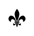 fleur de lis icon design template isolated vector image vector image