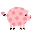 pig vector image vector image