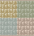 seamless pattern heart vector image vector image