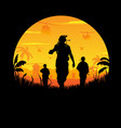 vietnam war da nang 1965 emblem style vector image