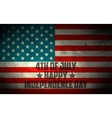grungy american flag background vector image vector image