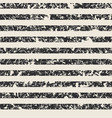 distressed stripe pattern in black and cream vector image