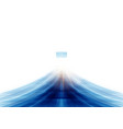 blue road abstract vector image