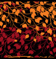 seamless background silhouettes tree vector image