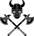 skull of the warrior first variant vector image