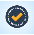 quality guaranteed - tested badge vector image vector image