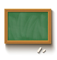 chalkboard green vector image