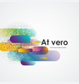 flat dynamic shapes in minimalistic style vector image