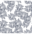 seamless pattern lotus vector image