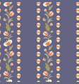 day dead pattern with flowers birds and skulls vector image vector image
