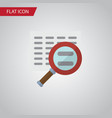 isolated search flat icon scan element can vector image