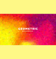 hexagonal polygonal abstract background colorful vector image