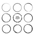 set of old shabby stamps template black grunge vector image