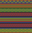 rasta aztec pattern vector image vector image
