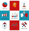 stock linear icon business development vector image