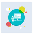 graph meeting presentation report seminar white vector image