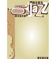 jazz poster vector image