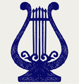 lyre vector image vector image