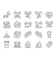 park icon set vector image