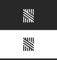 modern hipster monogram s letter logo creative vector image vector image
