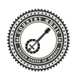 vintage label country music vector image vector image