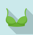 breast bra icon flat style vector image vector image