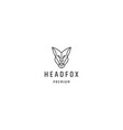 fox logo vector image