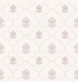 jacobean floral pattern meadow flowers vector image vector image