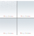 set of year snowflake backgrounds vector image